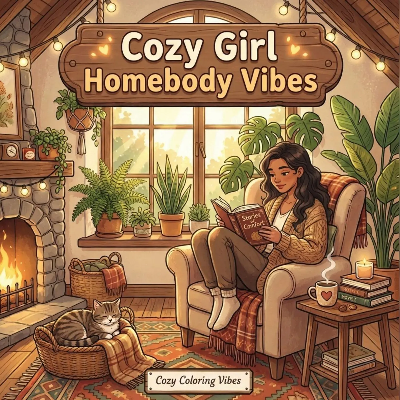 Cover: 9781965964804 | Cozy Girl Homebody Vibes | Cozy Coloring Vibes | Taschenbuch | 2026
