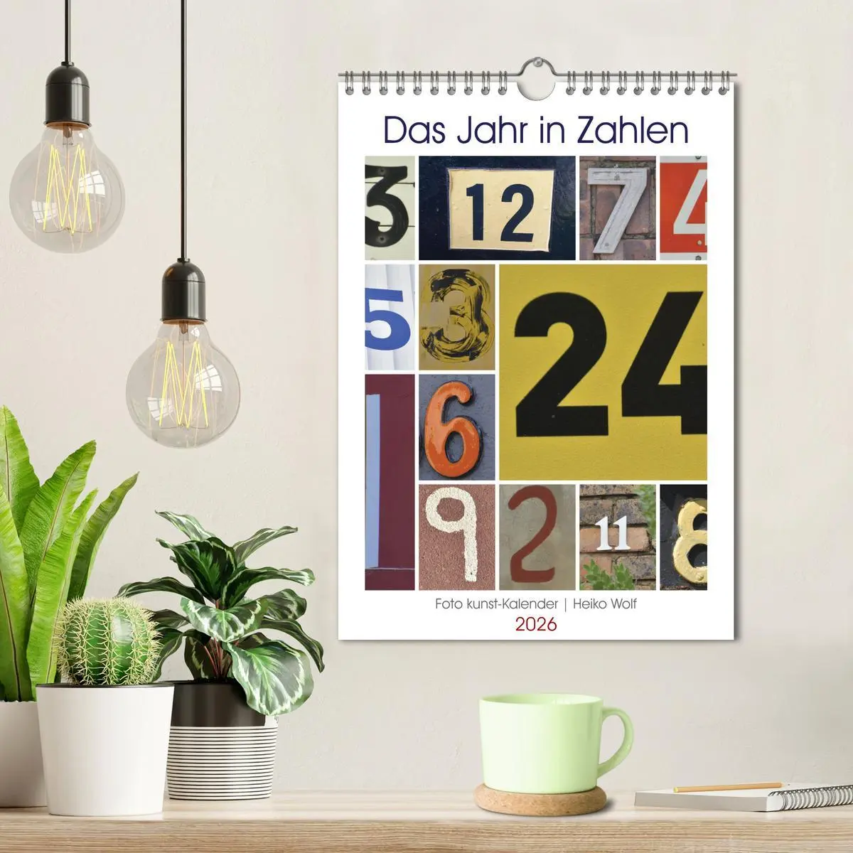 Bild: 9783516294804 | Das Jahr in Zahlen (Wandkalender 2026 DIN A4 hoch), CALVENDO...