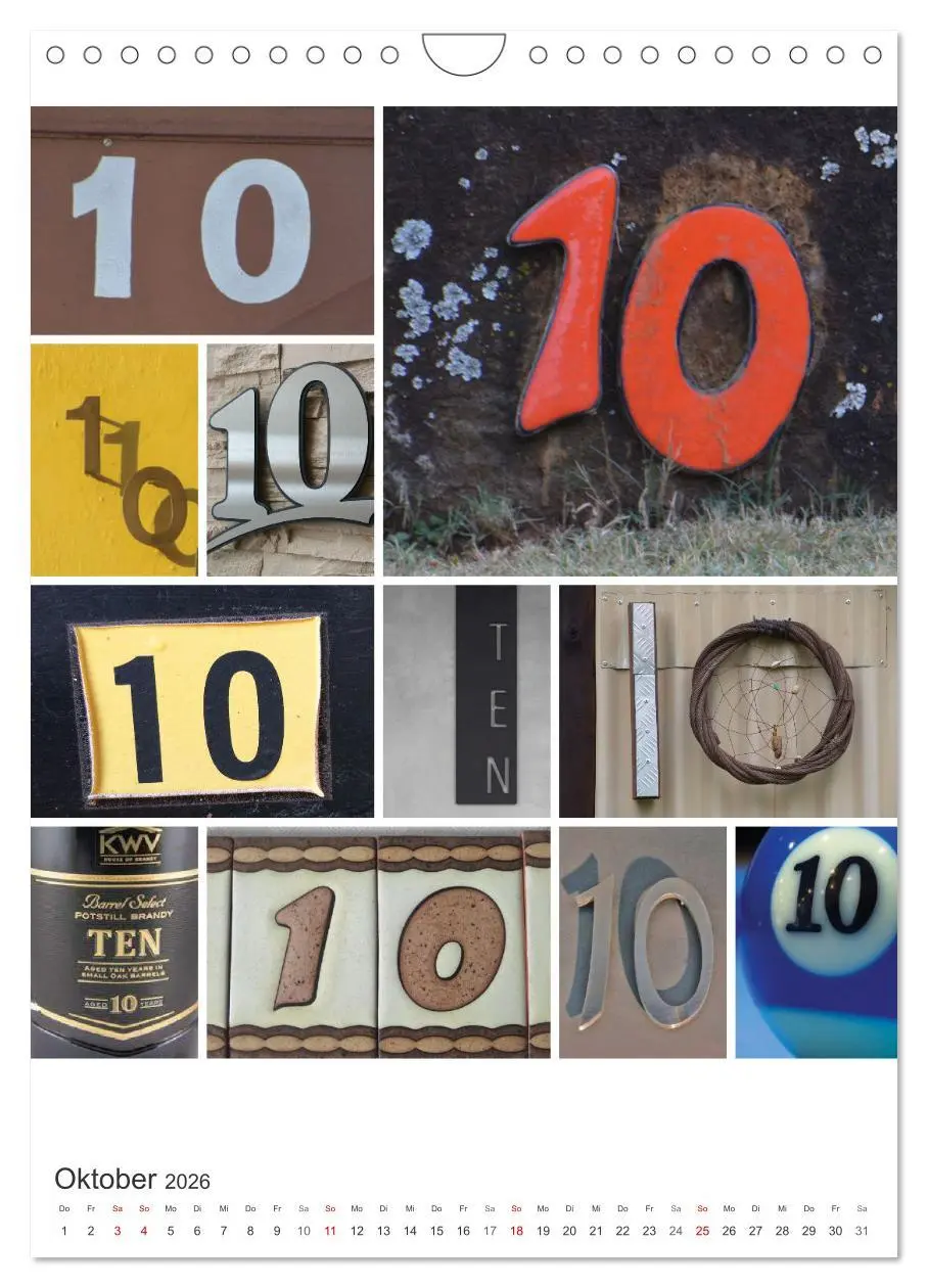 Bild: 9783516294804 | Das Jahr in Zahlen (Wandkalender 2026 DIN A4 hoch), CALVENDO...