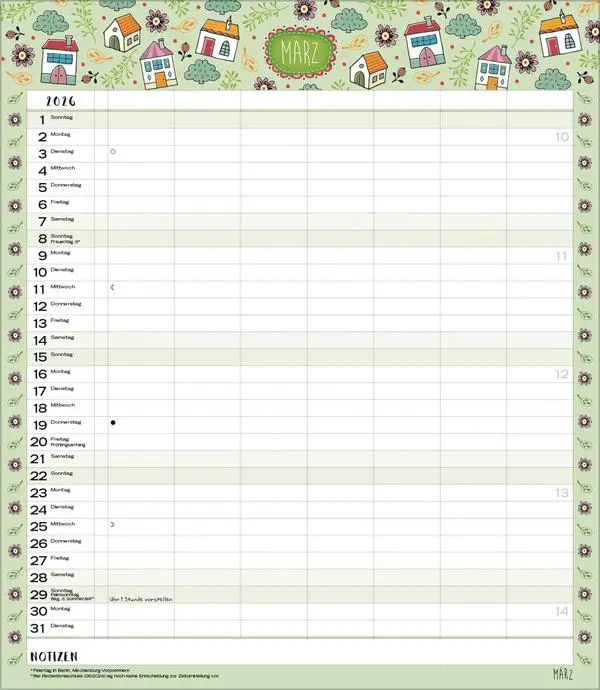 Bild: 9783731884804 | Multiplaner - Gute Laune 2026 | Verlag Korsch | Kalender | 14 S.