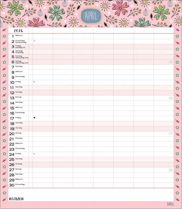 Bild: 9783731884804 | Multiplaner - Gute Laune 2026 | Verlag Korsch | Kalender | 14 S.