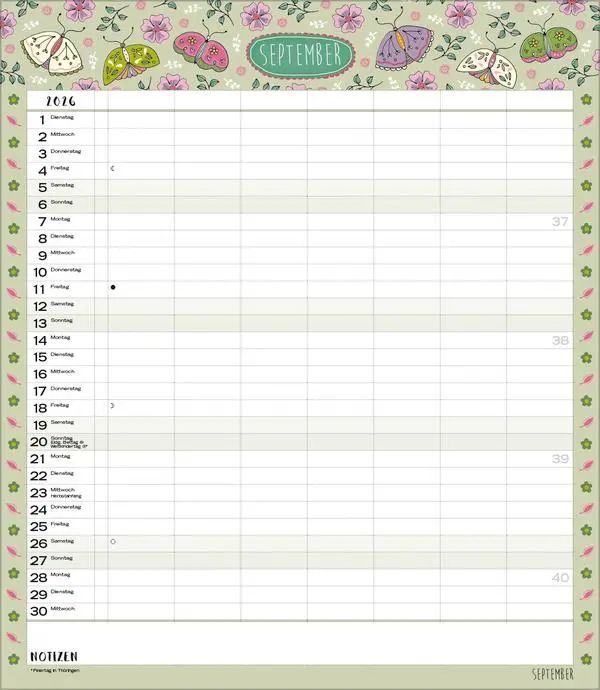 Bild: 9783731884804 | Multiplaner - Gute Laune 2026 | Verlag Korsch | Kalender | 14 S.