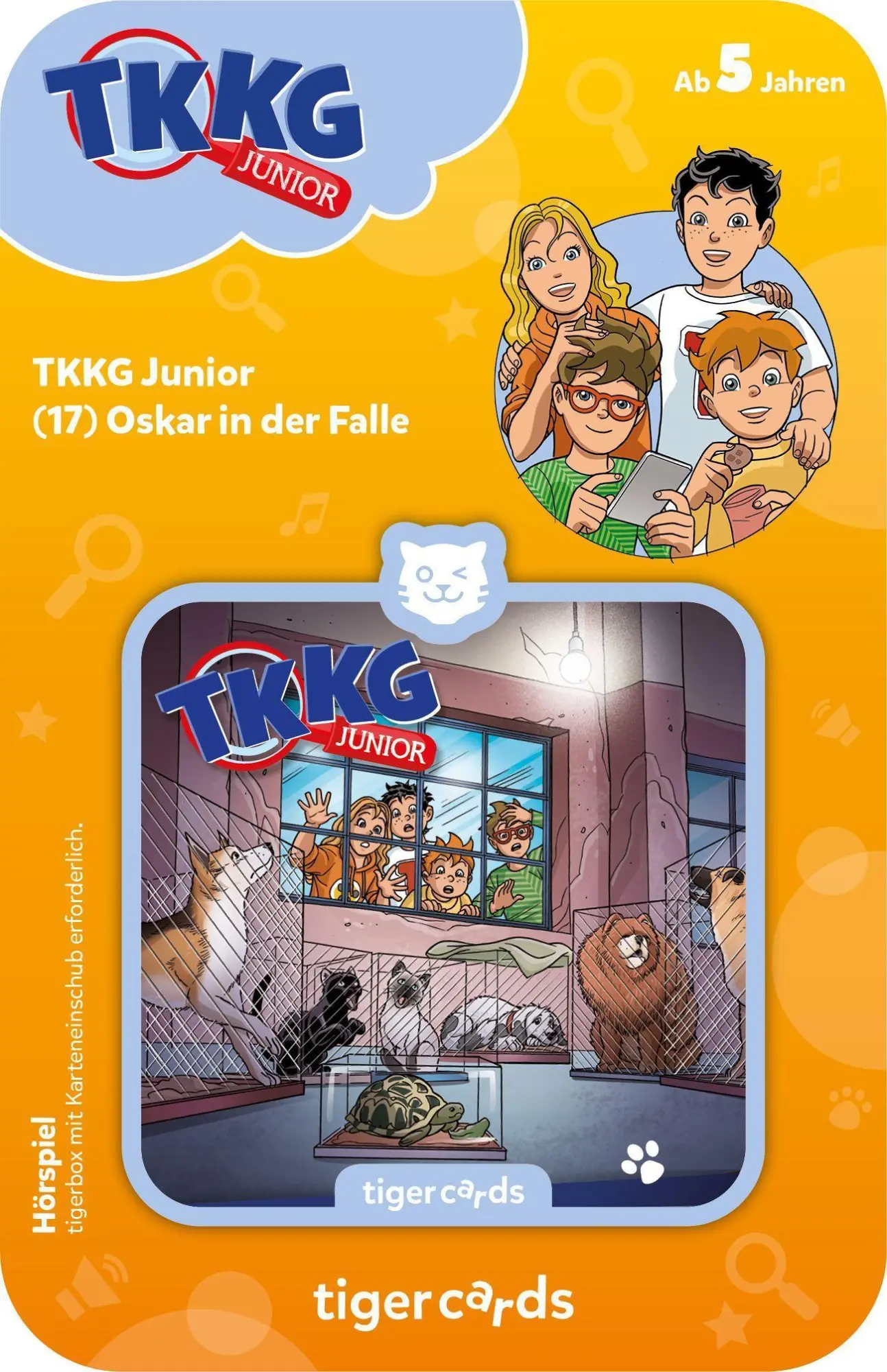 Bild: 4260535484904 | tigercard - TKKG Junior - 17: Oskar in der Falle | Deutsch | 2021