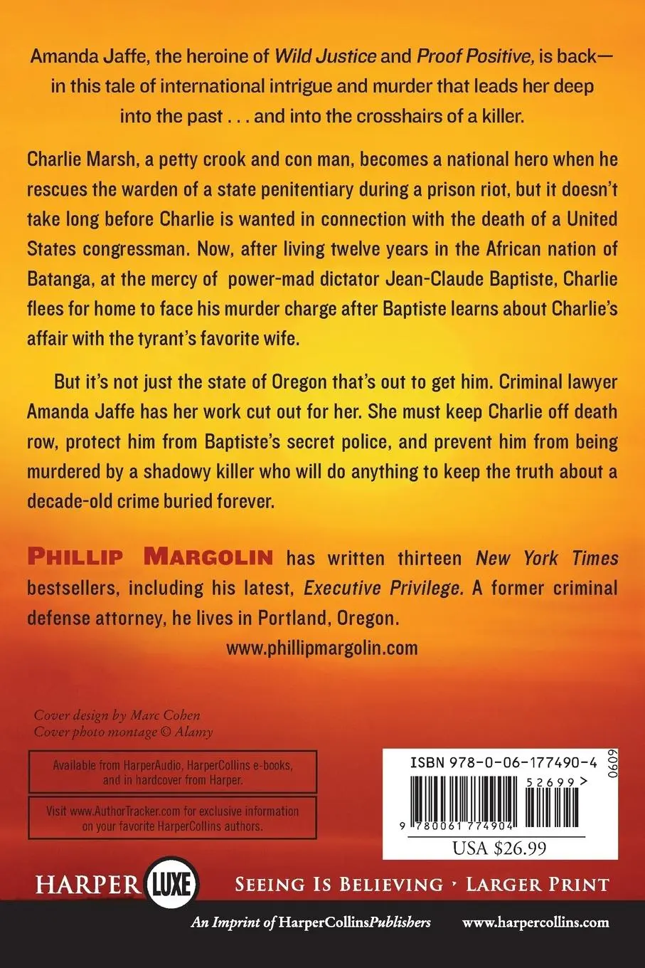 Rückseite: 9780061774904 | Fugitive | Phillip M. Margolin | Taschenbuch | Kartoniert / Broschiert