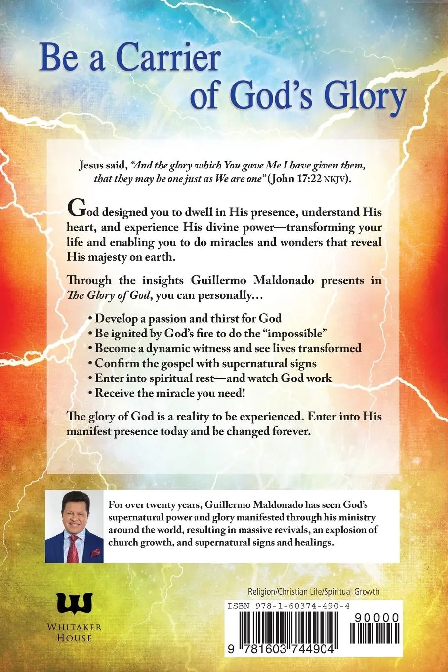 Rückseite: 9781603744904 | Glory of God | Experience a Supernatural Encounter with His Presence