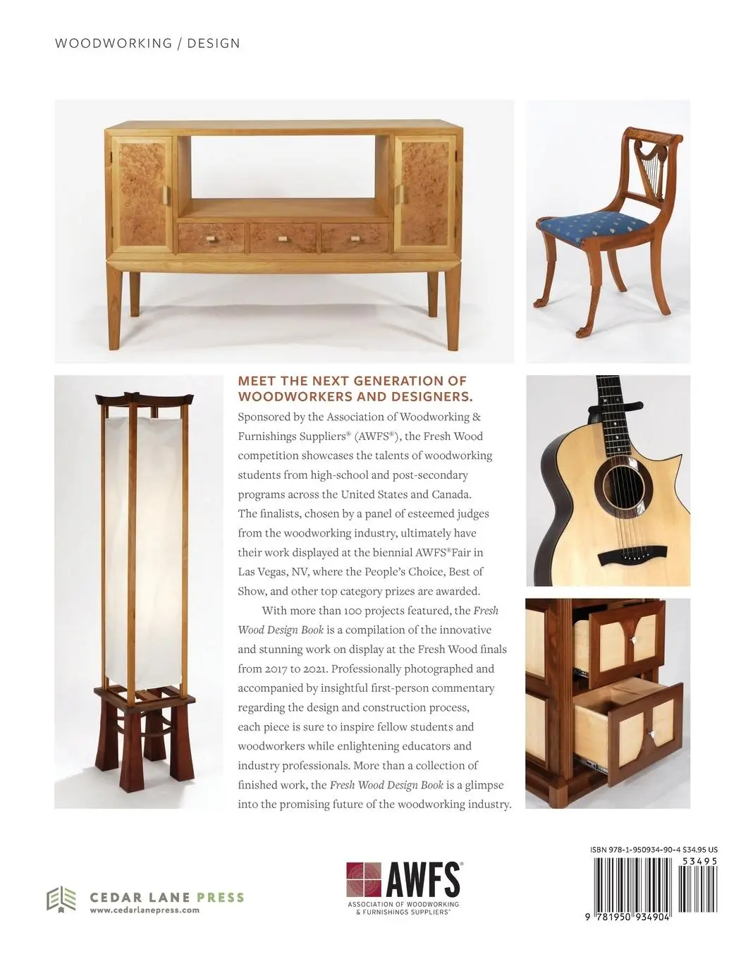 Rückseite: 9781950934904 | Fresh Wood Design Book | Awfs | Taschenbuch | Kartoniert / Broschiert