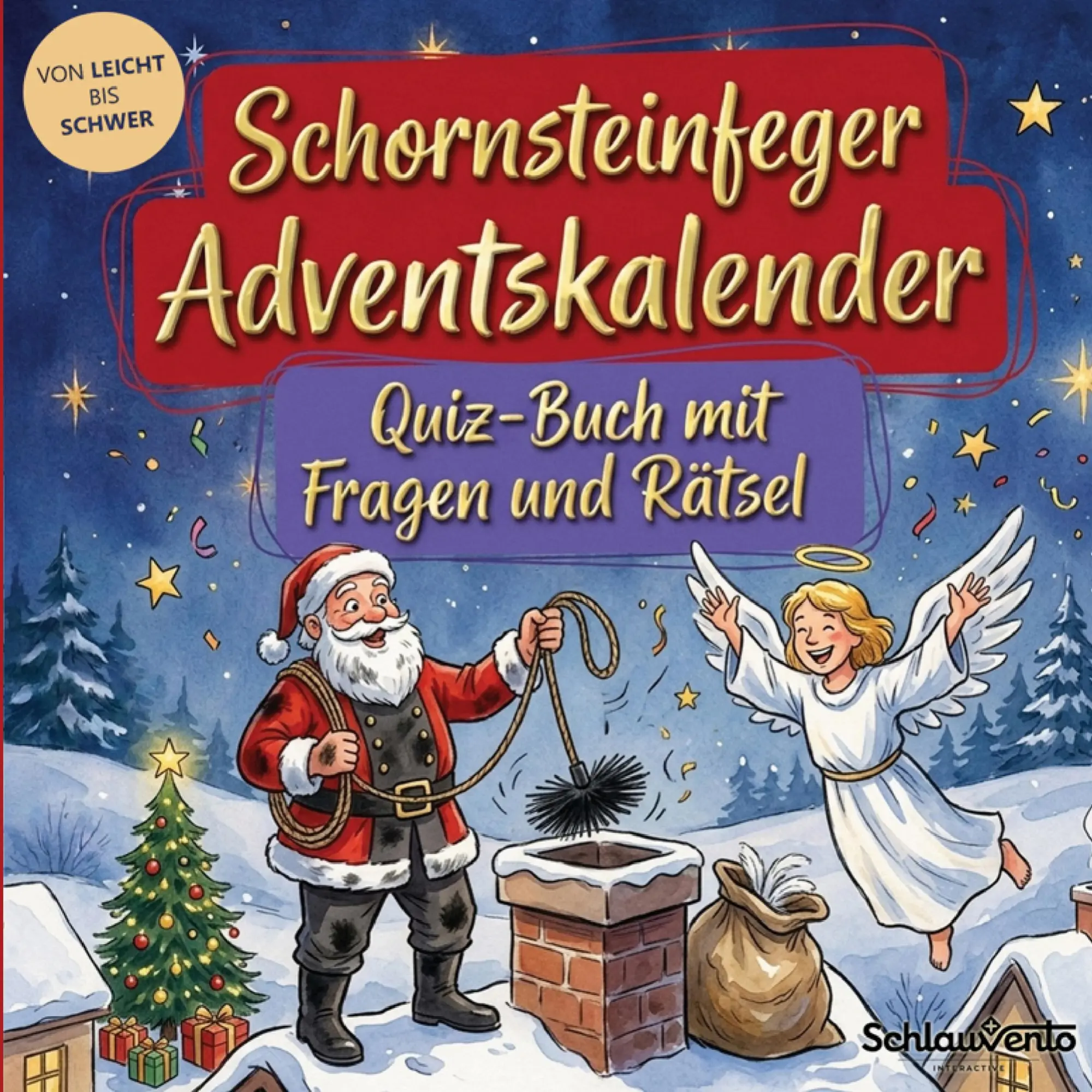 Cover: 9783693194904 | Schornsteinfeger-Adventskalender: Quiz-Buch mit Fragen und Rätsel