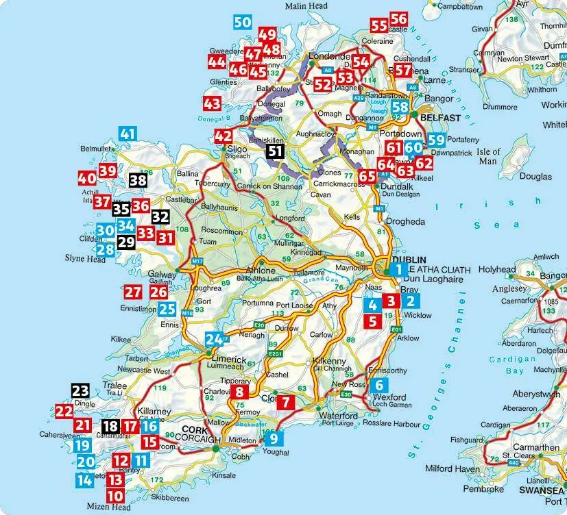 Bild: 9783763314904 | ROTHER Wanderführer Irland mit Nordirland. 65 Touren auf der grünen...