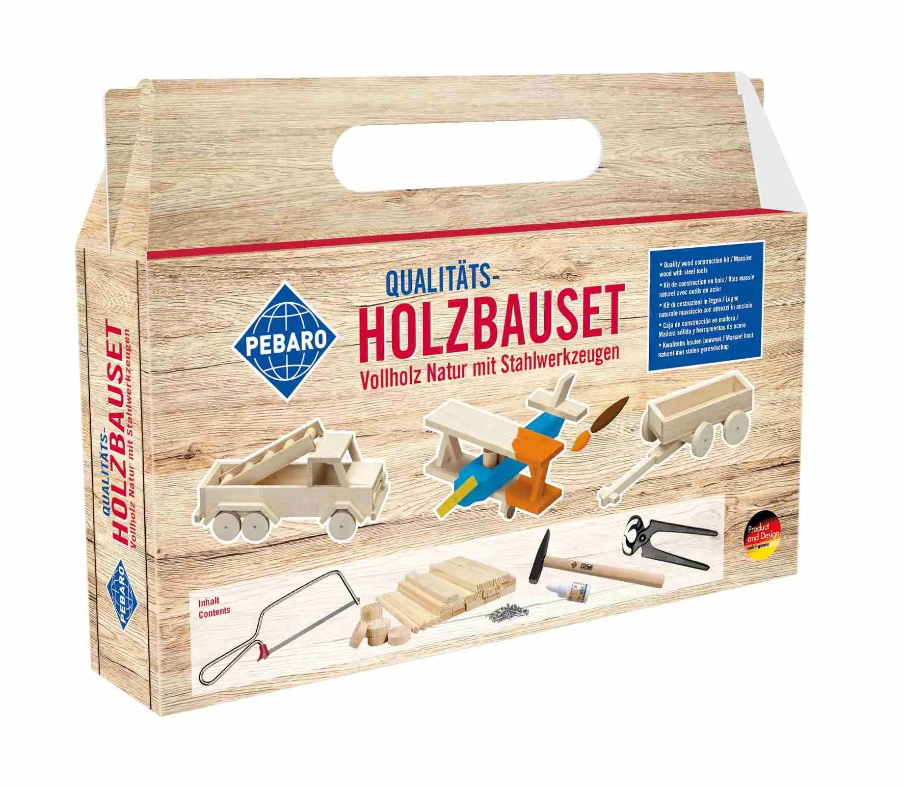 Cover: 4006094465004 | PEBARO 465 - Holzbauset im praktischen Tragegriff-Karton | deutsch