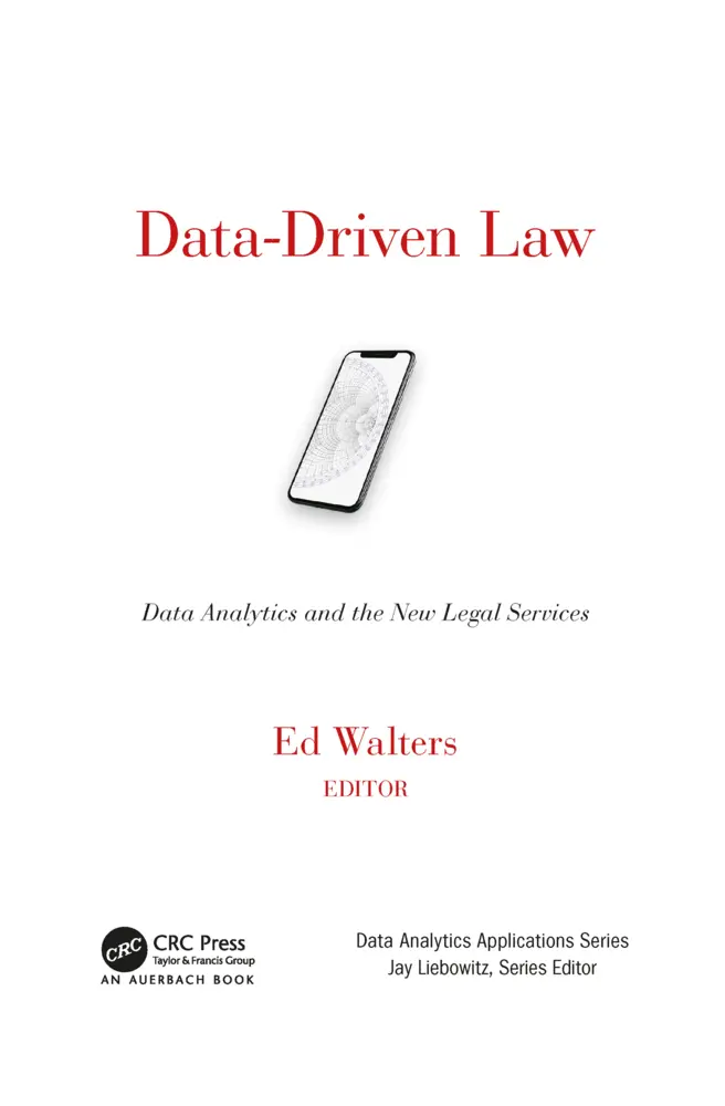 Cover: 9781032095004 | Data-Driven Law | Data Analytics and the New Legal Services | Walters