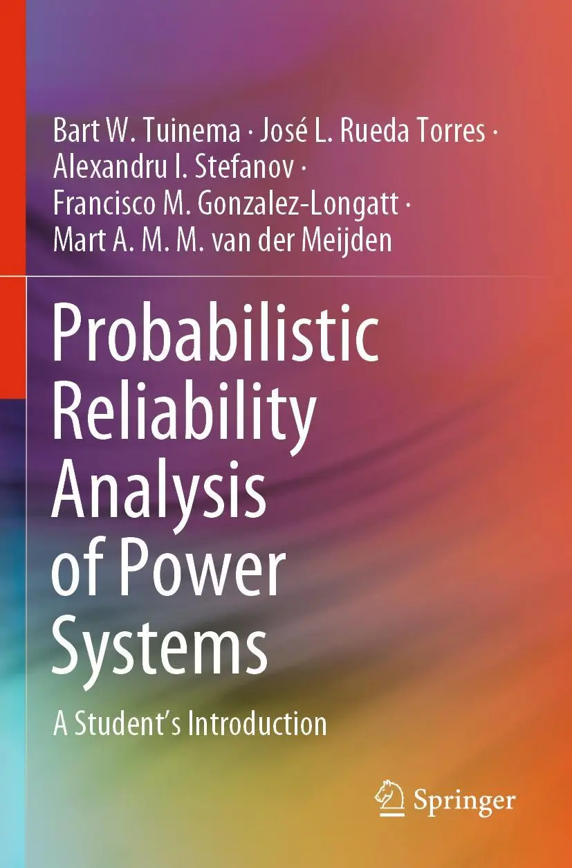 Cover: 9783030435004 | Probabilistic Reliability Analysis of Power Systems | Tuinema (u. a.)