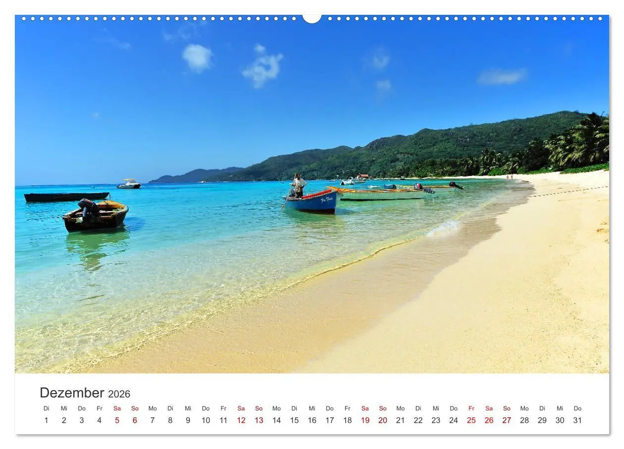 Bild: 9783457765104 | Traumstrände der Seychellen (hochwertiger Premium Wandkalender 2026...