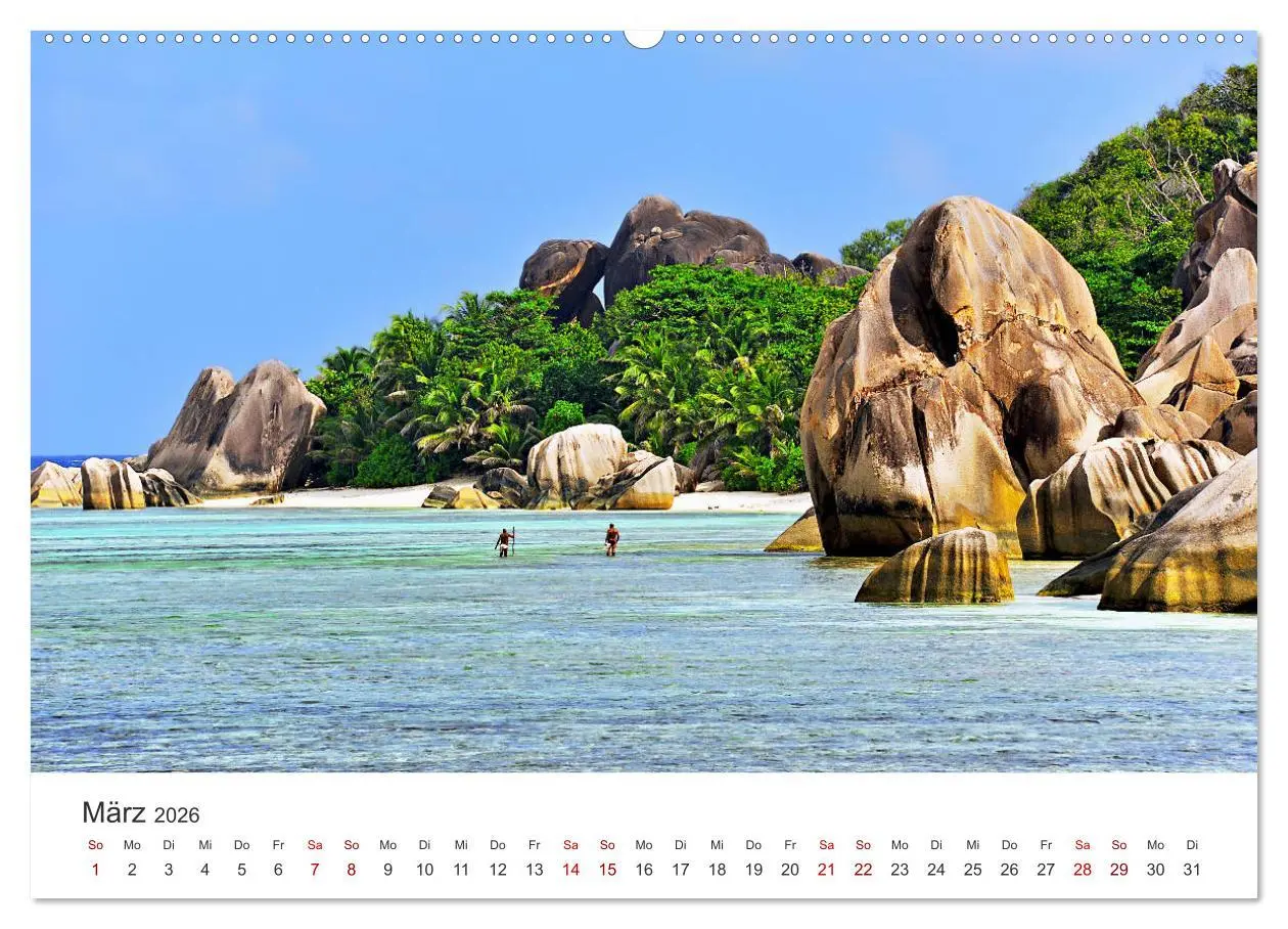 Bild: 9783457765104 | Traumstrände der Seychellen (hochwertiger Premium Wandkalender 2026...