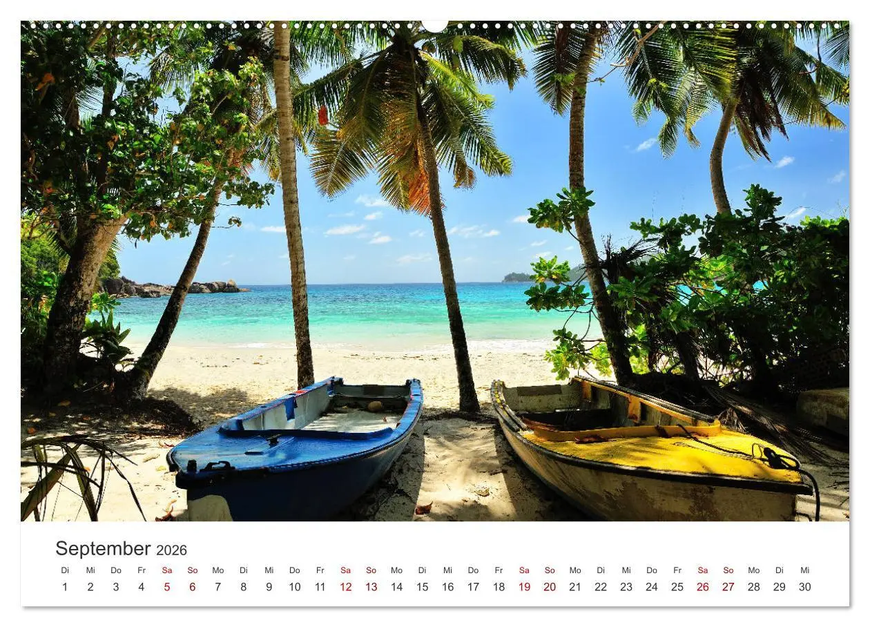 Bild: 9783457765104 | Traumstrände der Seychellen (hochwertiger Premium Wandkalender 2026...