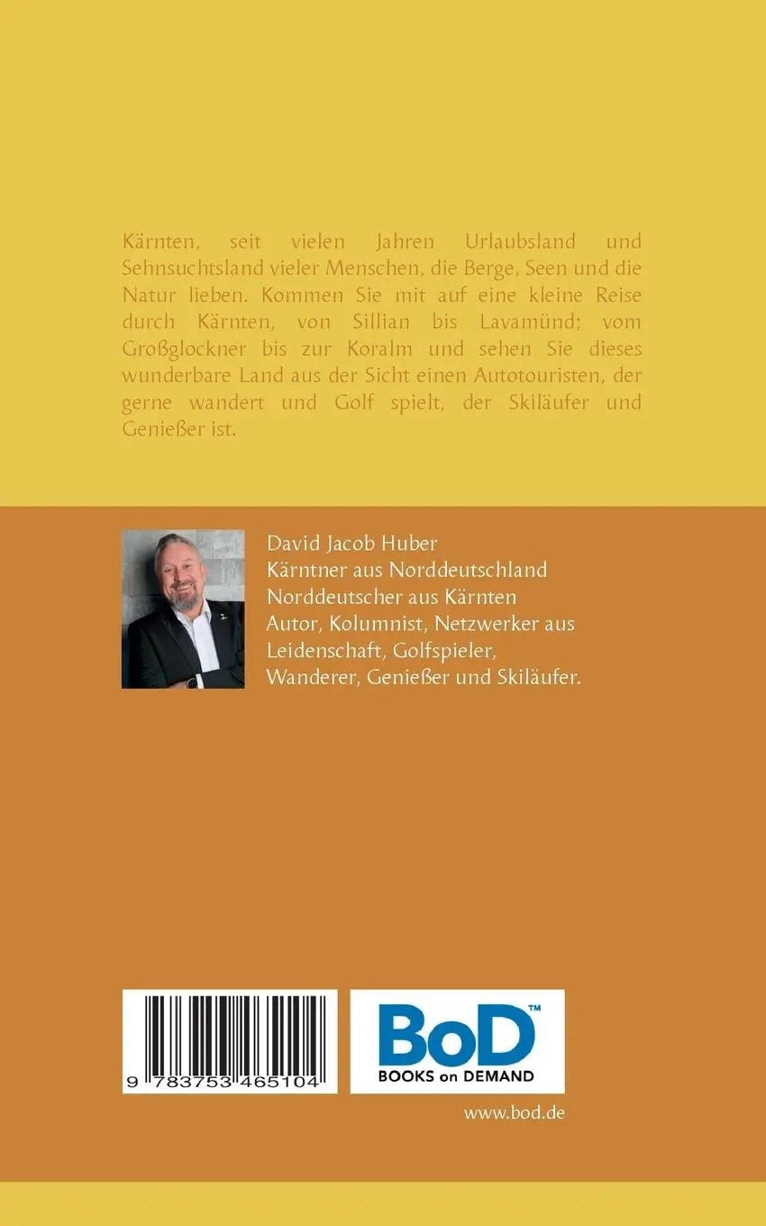 Rückseite: 9783753465104 | Kärnten | wo Lebenslust, Genuss und Kultur sich treffen! | Huber