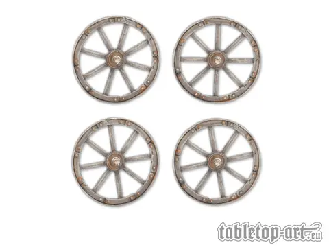 Cover: 704270725204 | Cart Wheels - Set 3 (4) | Tabletop-Art | EAN 704270725204