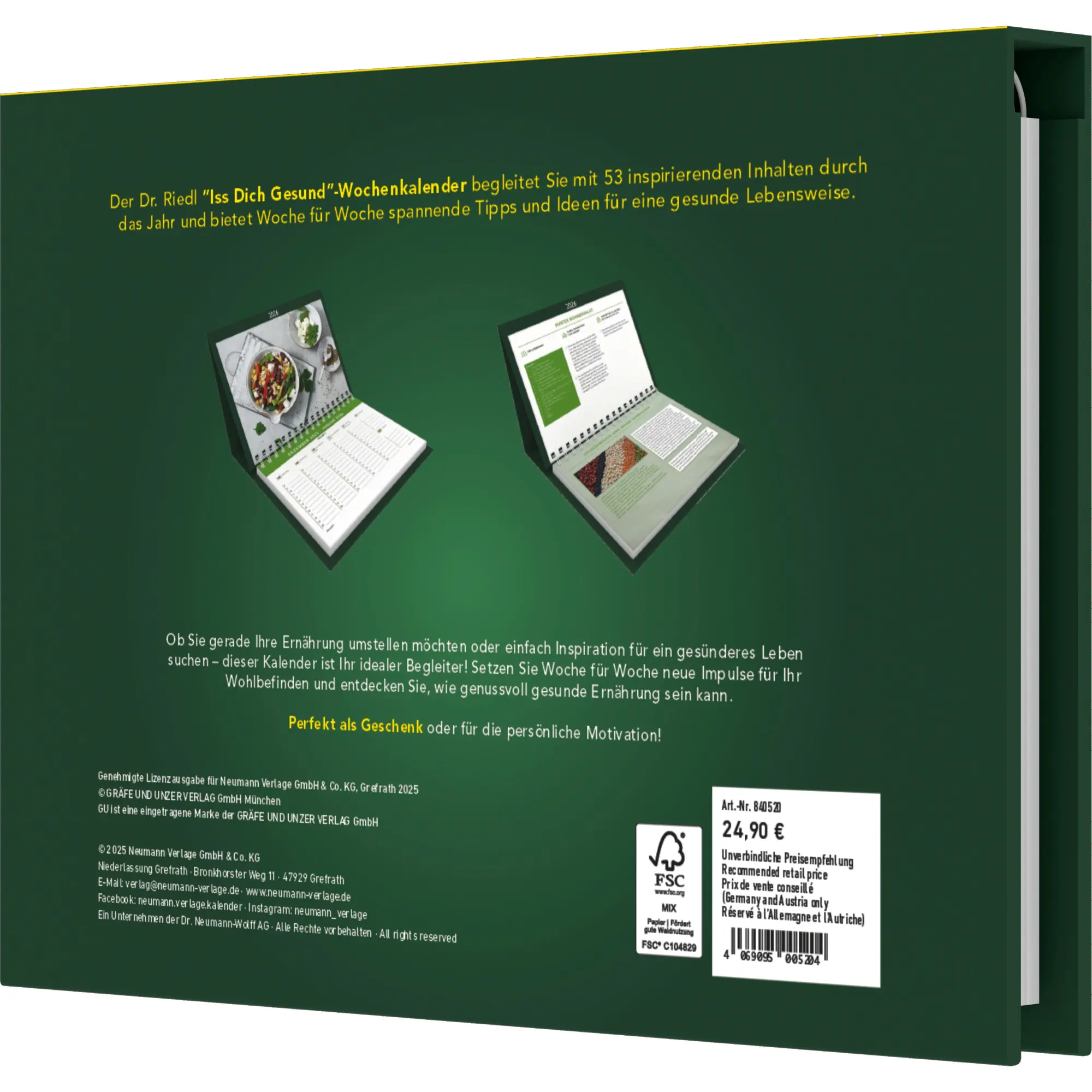 Bild: 4069095005204 | Dr. Riedl - Iss dich gesund - mit 53 Rezepten und Tipps für ein...