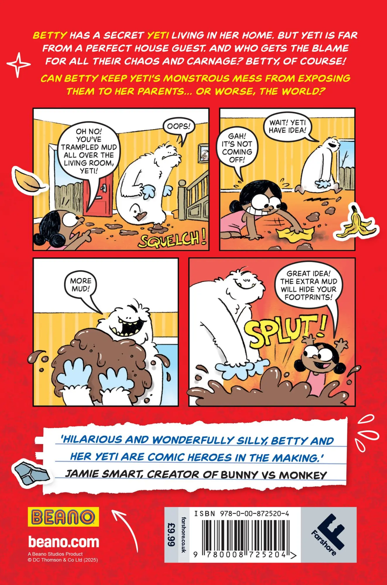 Rückseite: 9780008725204 | Beano Betty and the Yeti: A Monstrous Mess | Beano | Taschenbuch