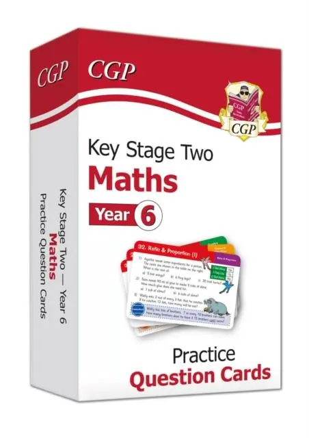 Cover: 9781789085204 | KS2 Maths Year 6 Practice Question Cards | Cgp Books | Buch | Gebunden