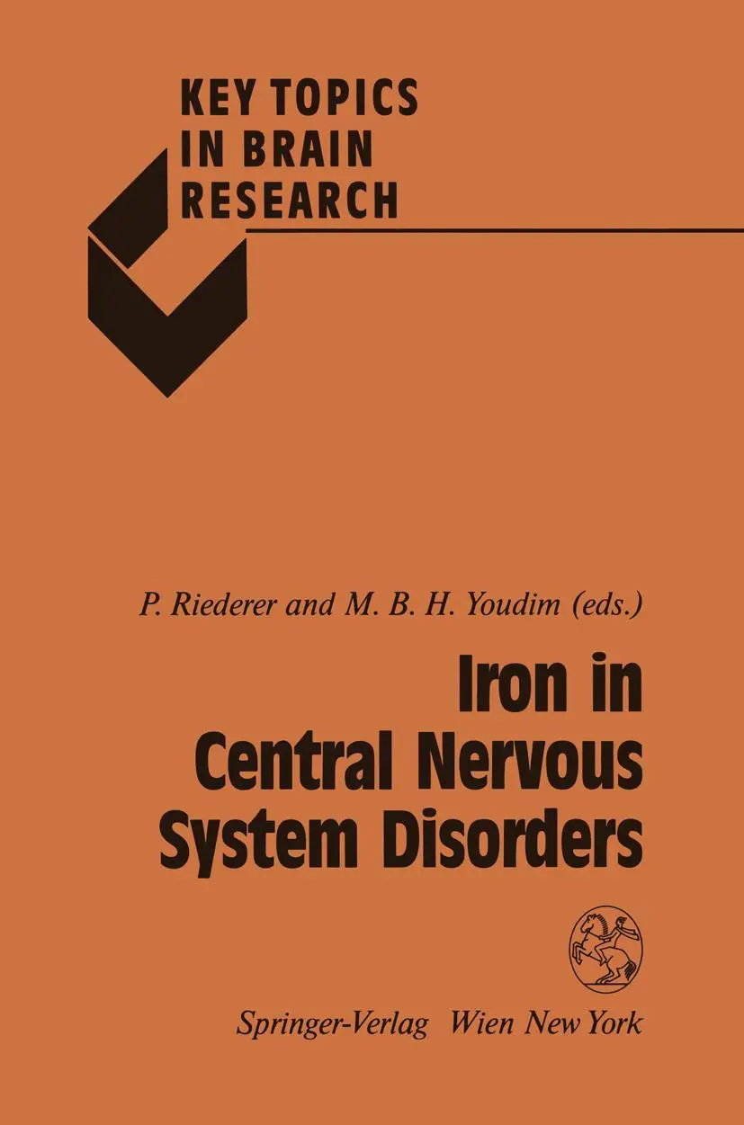 Cover: 9783211825204 | Iron in Central Nervous System Disorders | M. B. H. Youdim (u. a.)