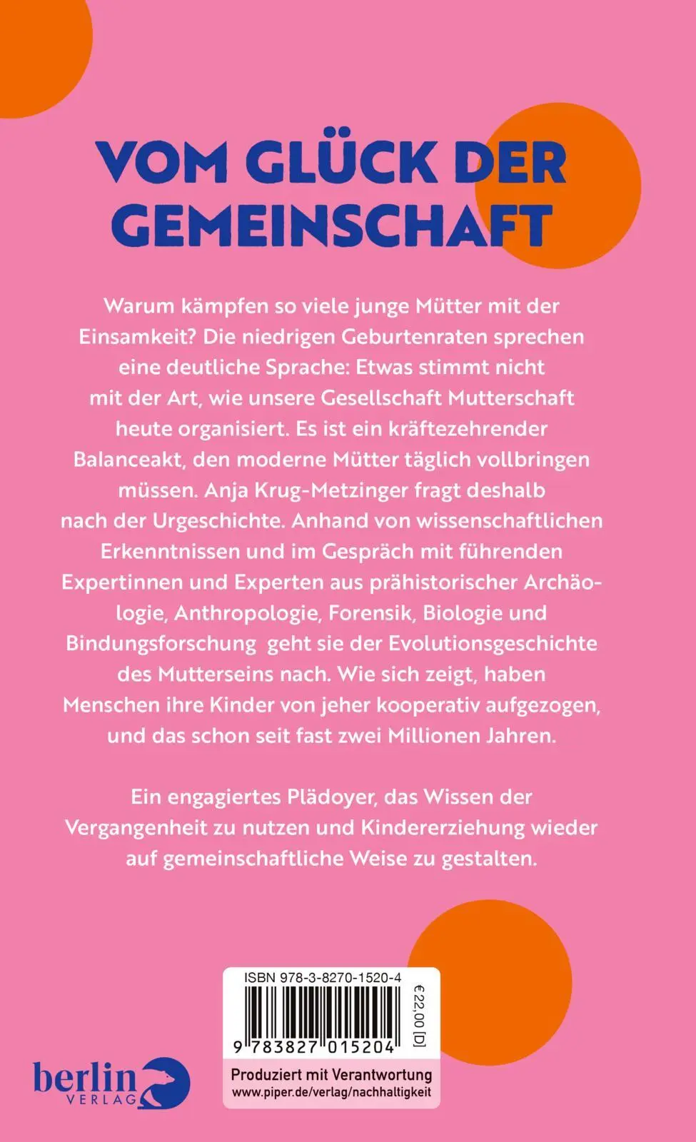 Rückseite: 9783827015204 | Gemeinsam statt einsam | Die Weisheit der Urzeitmütter | Buch | 208 S.