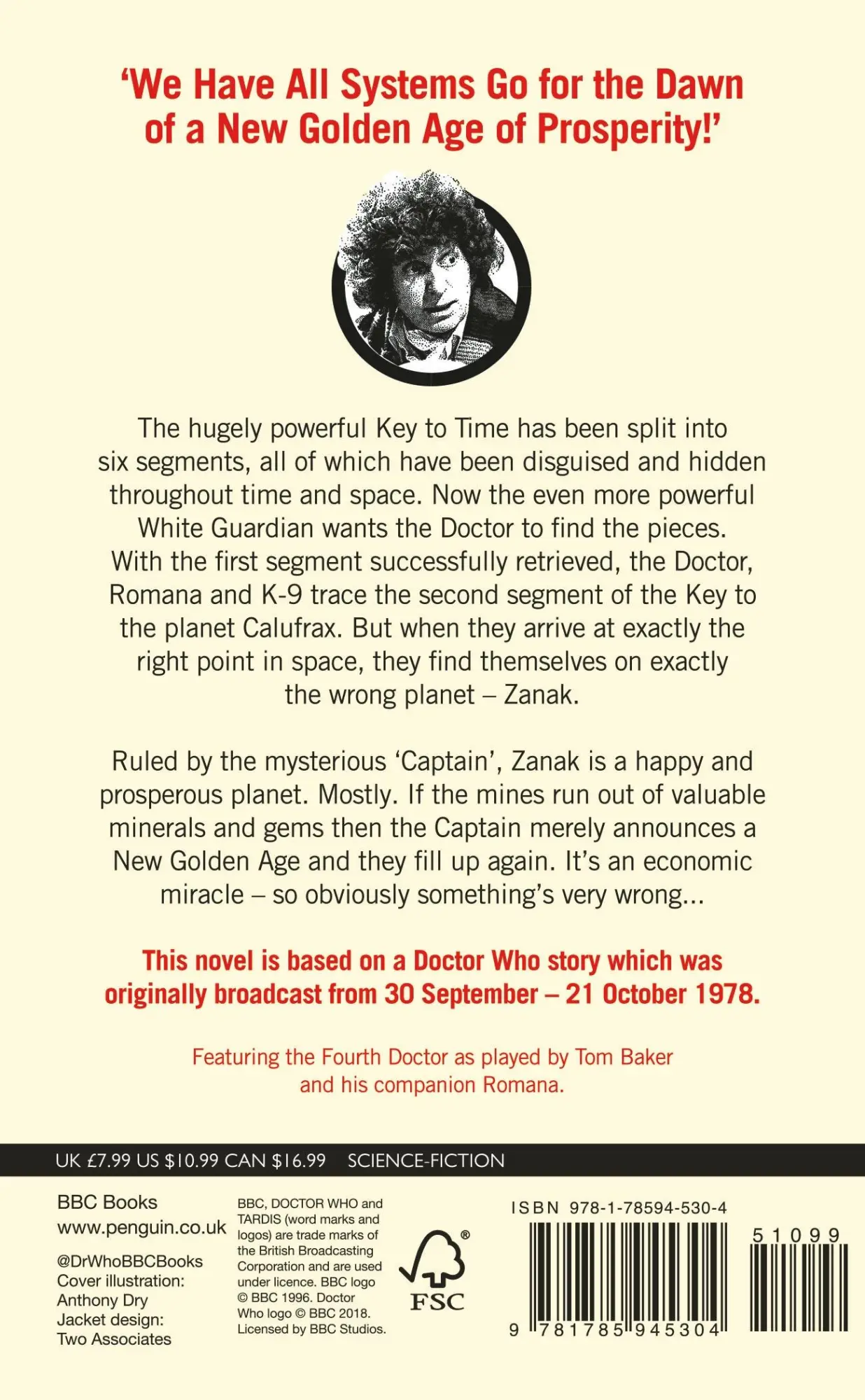 Rückseite: 9781785945304 | Doctor Who: Pirate Planet (Target) | Douglas Adams (u. a.) | Buch