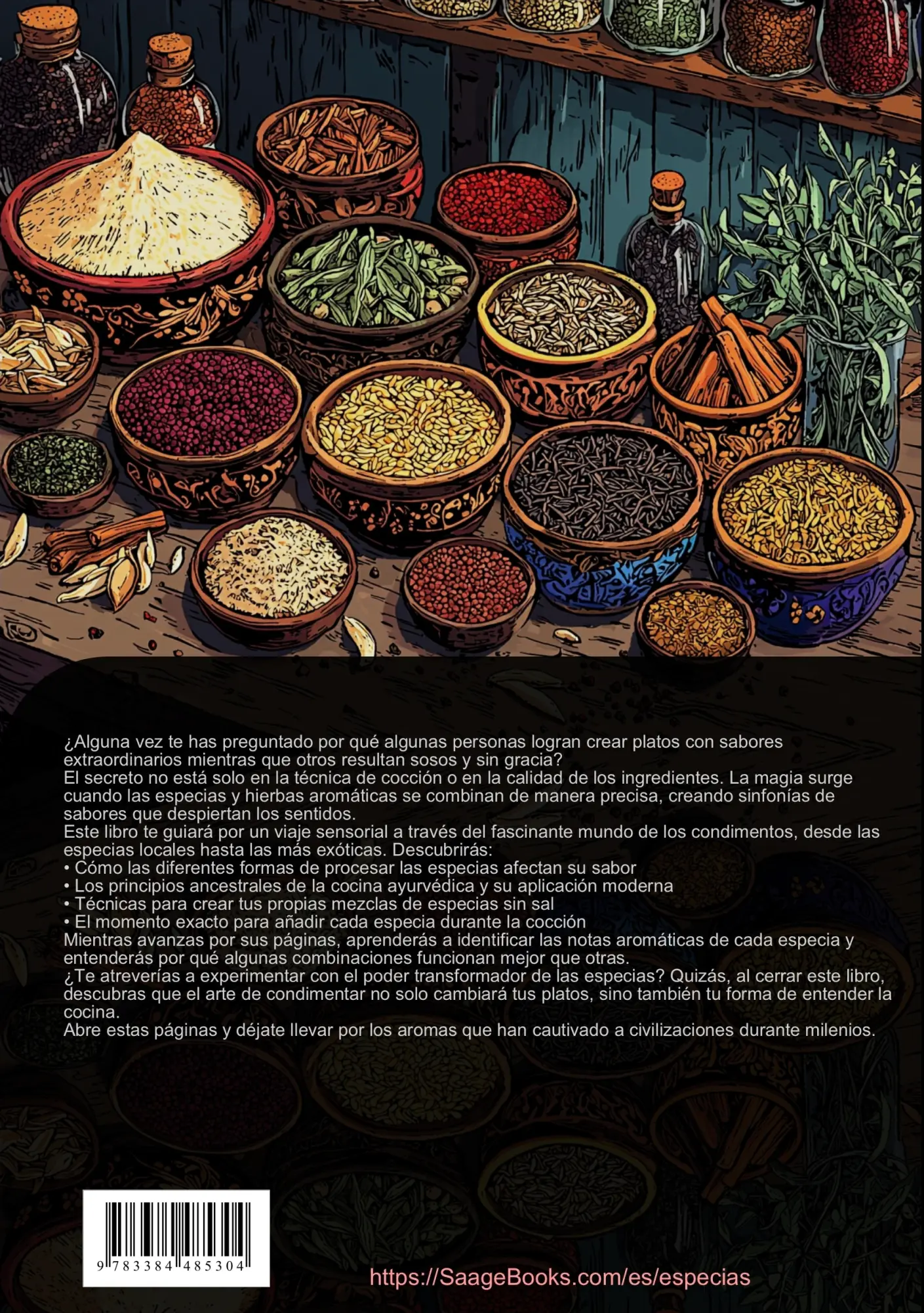 Rückseite: 9783384485304 | Especias y Hierbas Aromáticas: Guía Completa de Aromas y Condimentos