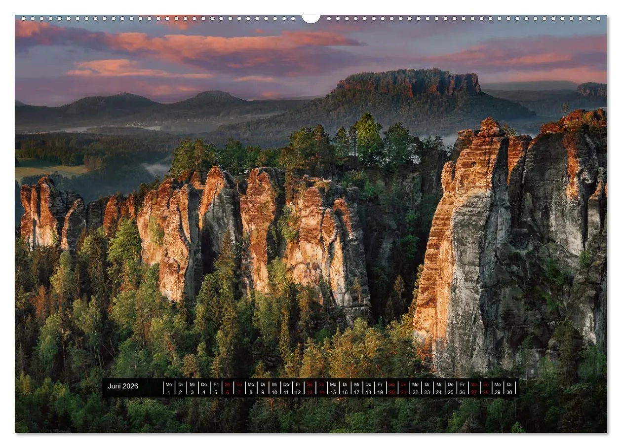 Bild: 9783457505304 | Naturparadies Sächsische Schweiz (hochwertiger Premium Wandkalender...