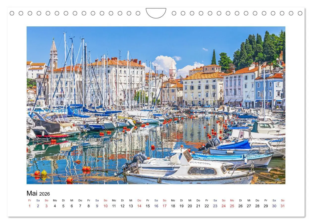 Bild: 9783457745304 | Istrien - Piran ¿ Novigrad ¿ Rovinj ¿ Pula (Wandkalender 2026 DIN...