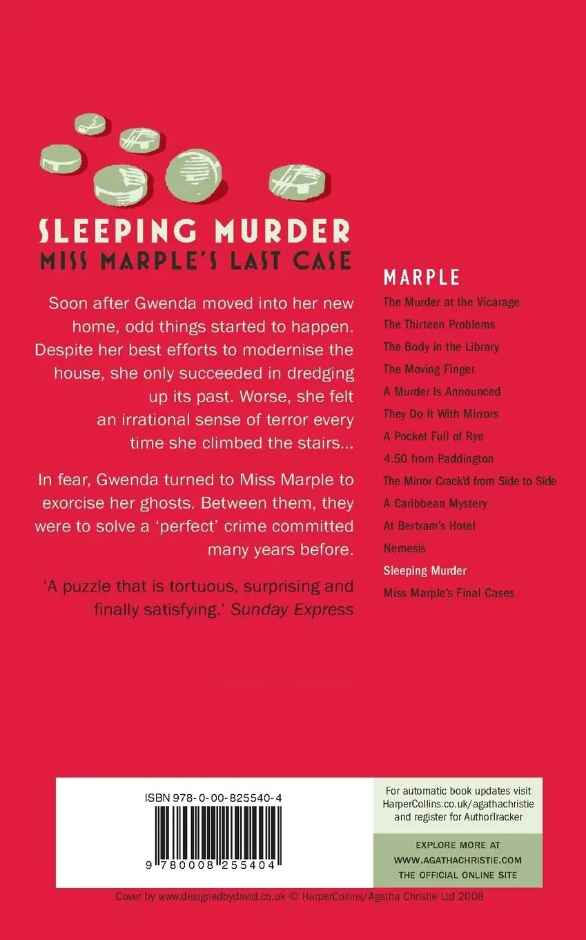 Rückseite: 9780008255404 | Sleeping Murder | Agatha Christie | Taschenbuch | Englisch | 2017
