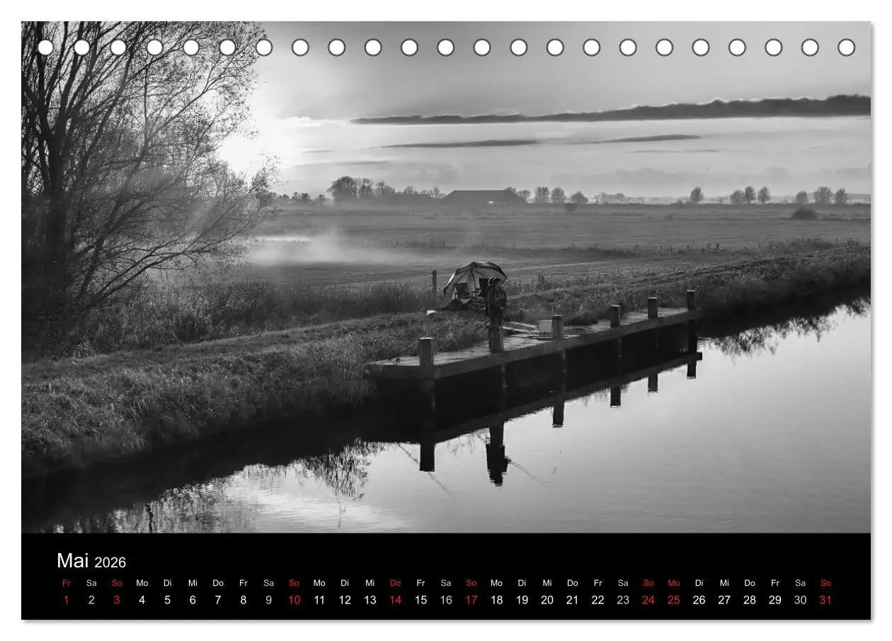 Bild: 9783457975404 | Ost-Friesische Schwarz-Weiß-Ansichten (Tischkalender 2026 DIN A5...