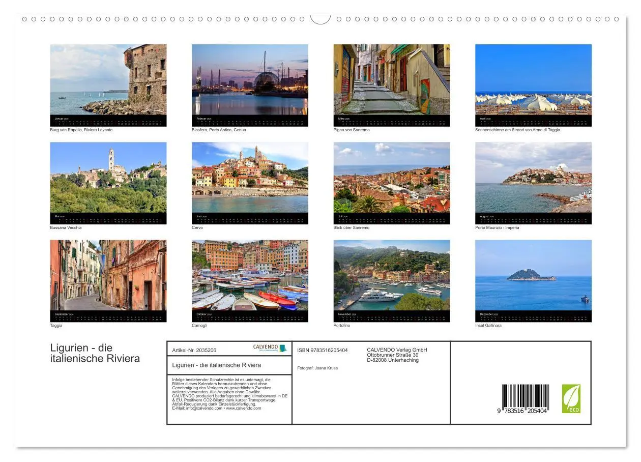 Bild: 9783516205404 | Ligurien - die italienische Riviera (hochwertiger Premium...