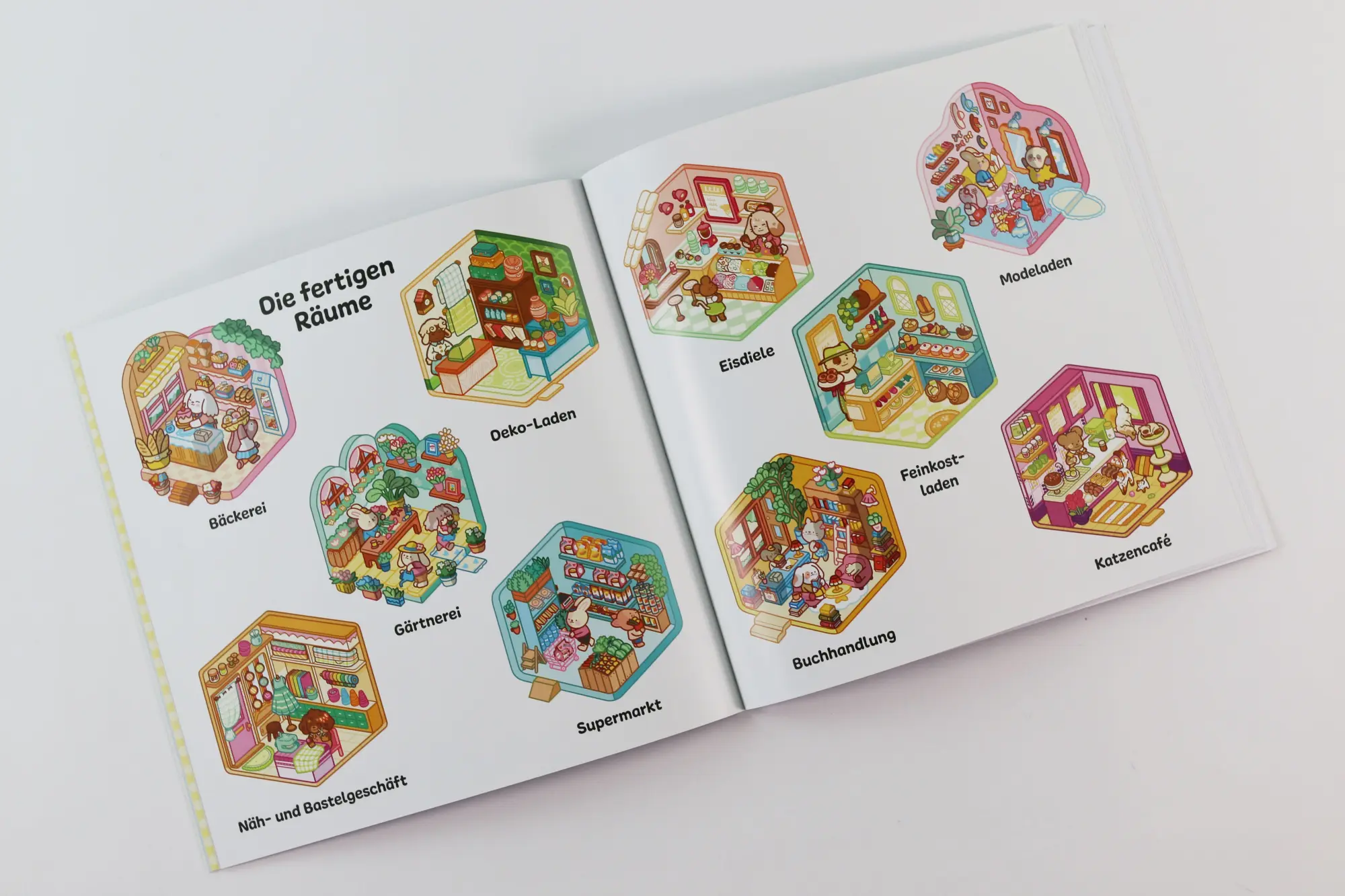 Bild: 9783743225404 | Cute &amp; Cozy Sticker - Comfy Shops | Svenja Pidde | Taschenbuch | 34 S.