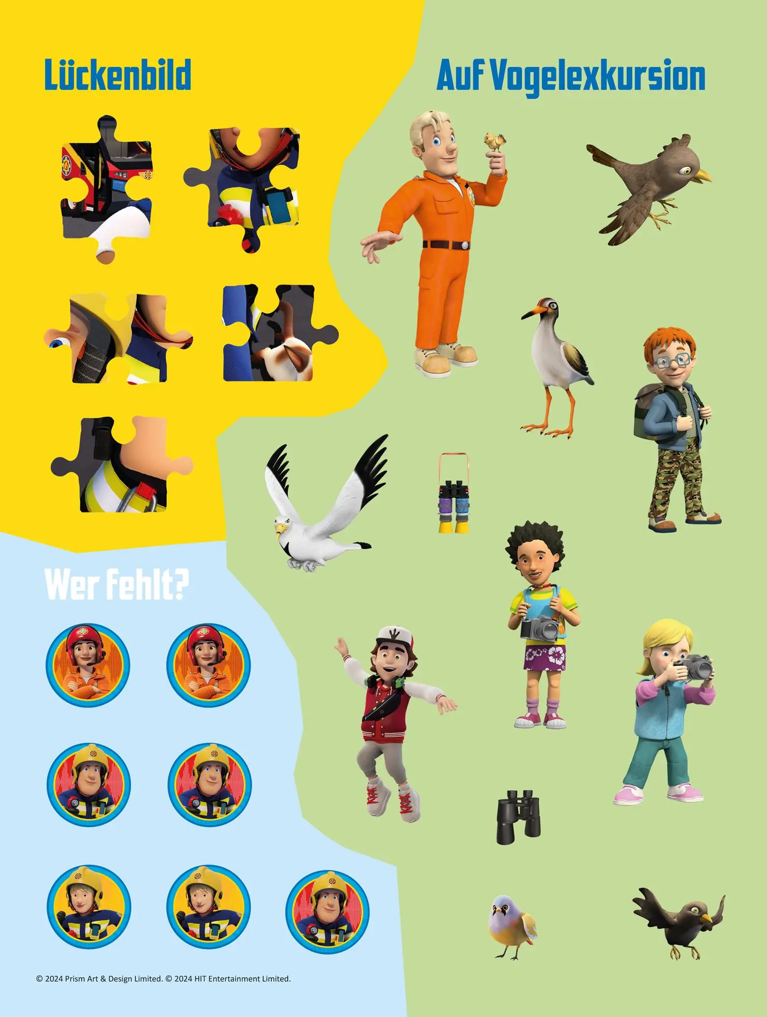 Bild: 9783833245404 | Feuerwehrmann Sam: 1001 Sticker: Stickern - Rätseln - Ausmalen | Buch