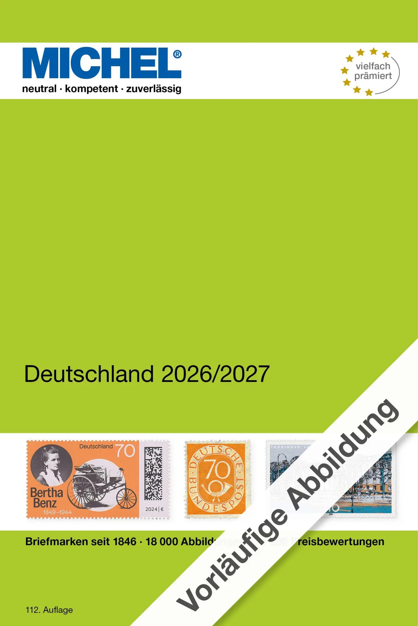 Cover: 9783954025404 | Deutschland 2026/2027 | Michel-Redaktion | Taschenbuch | 1216 S.