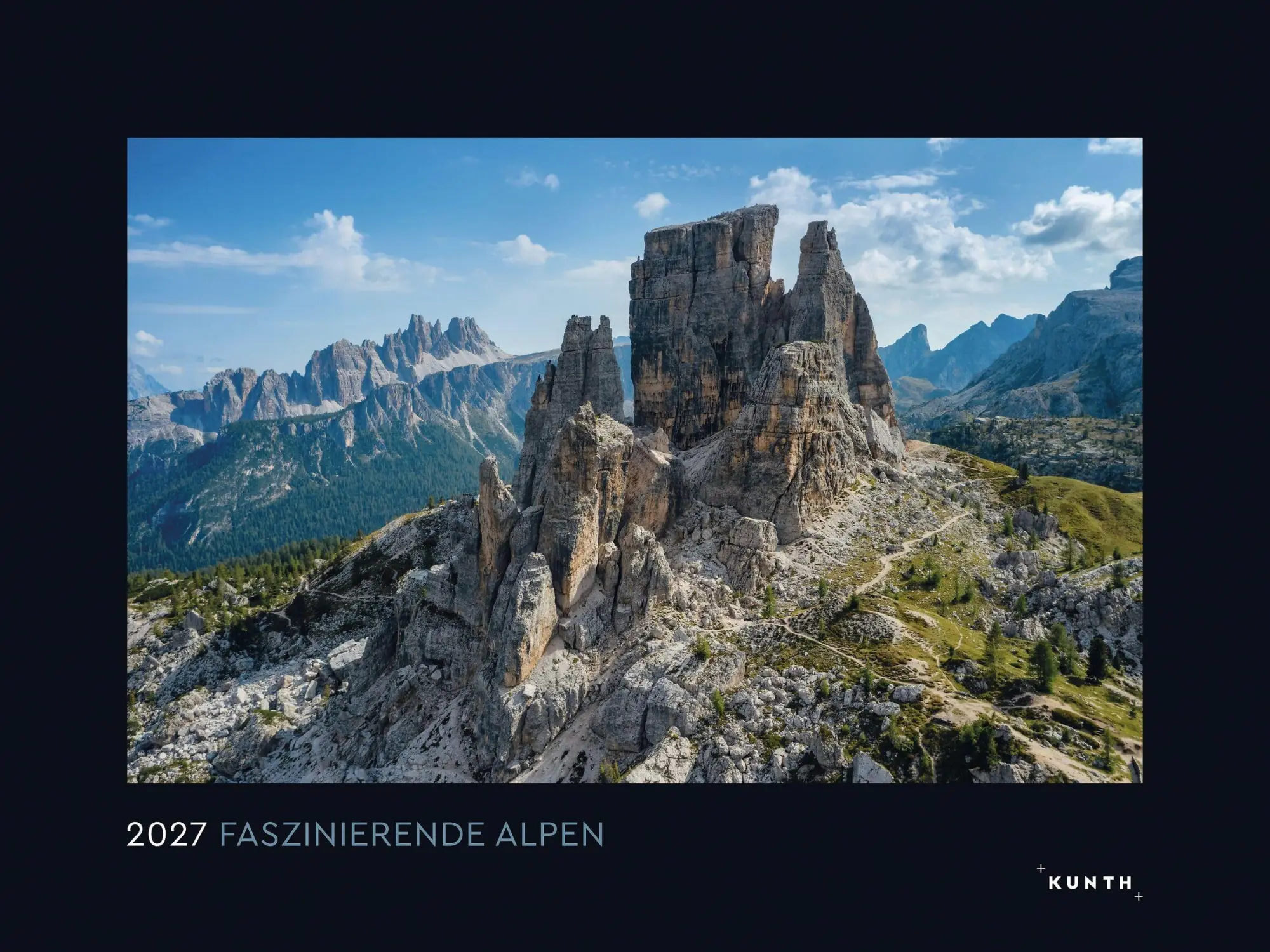 Cover: 9783965915404 | Faszinierende Alpen - KUNTH Wandkalender 2027 | Kalender | 14 S.