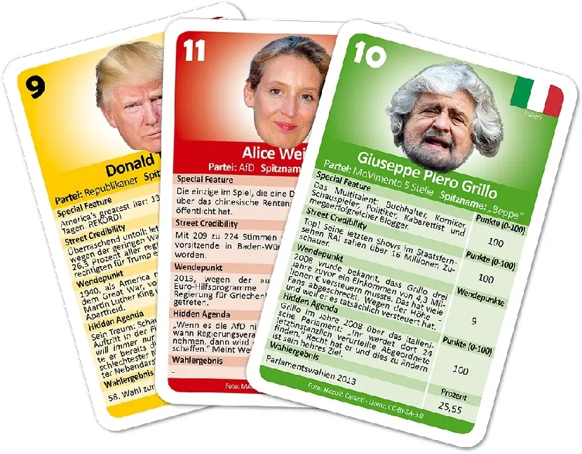 Bild: 4031288195504 | Populisten Quartett | Gerd Reger | Spiel | KUNST | Brettspiel | 19550