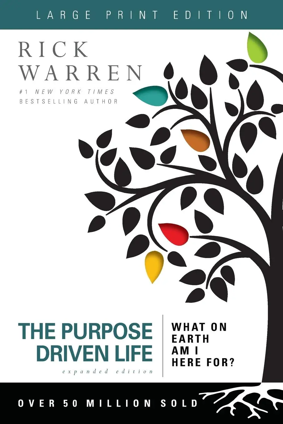 Cover: 9780310335504 | The Purpose Driven Life Large Print | What on Earth Am I Here For?