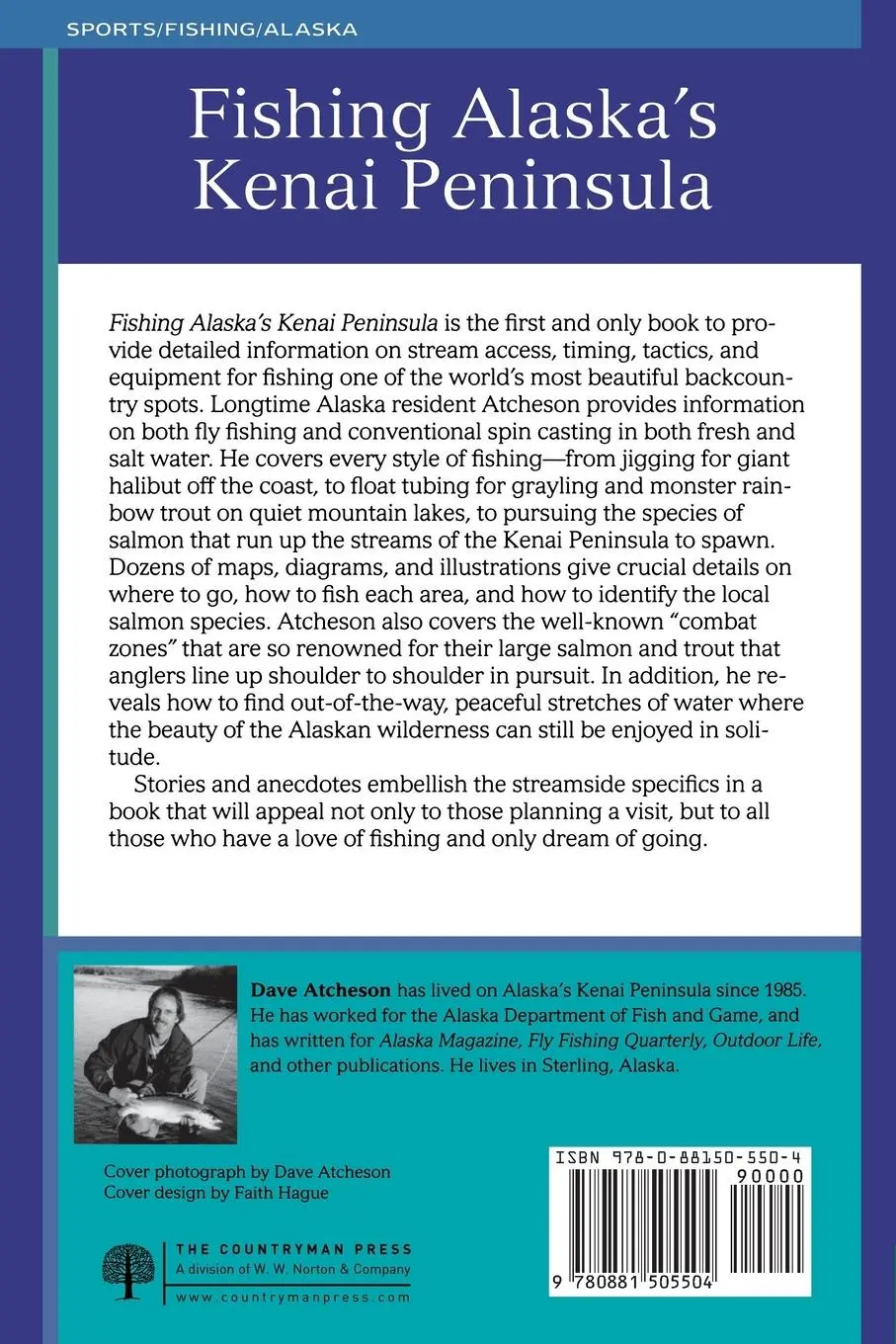 Rückseite: 9780881505504 | Fishing Alaska's Kenai Peninsula | A Complete Angler's Guide | Buch