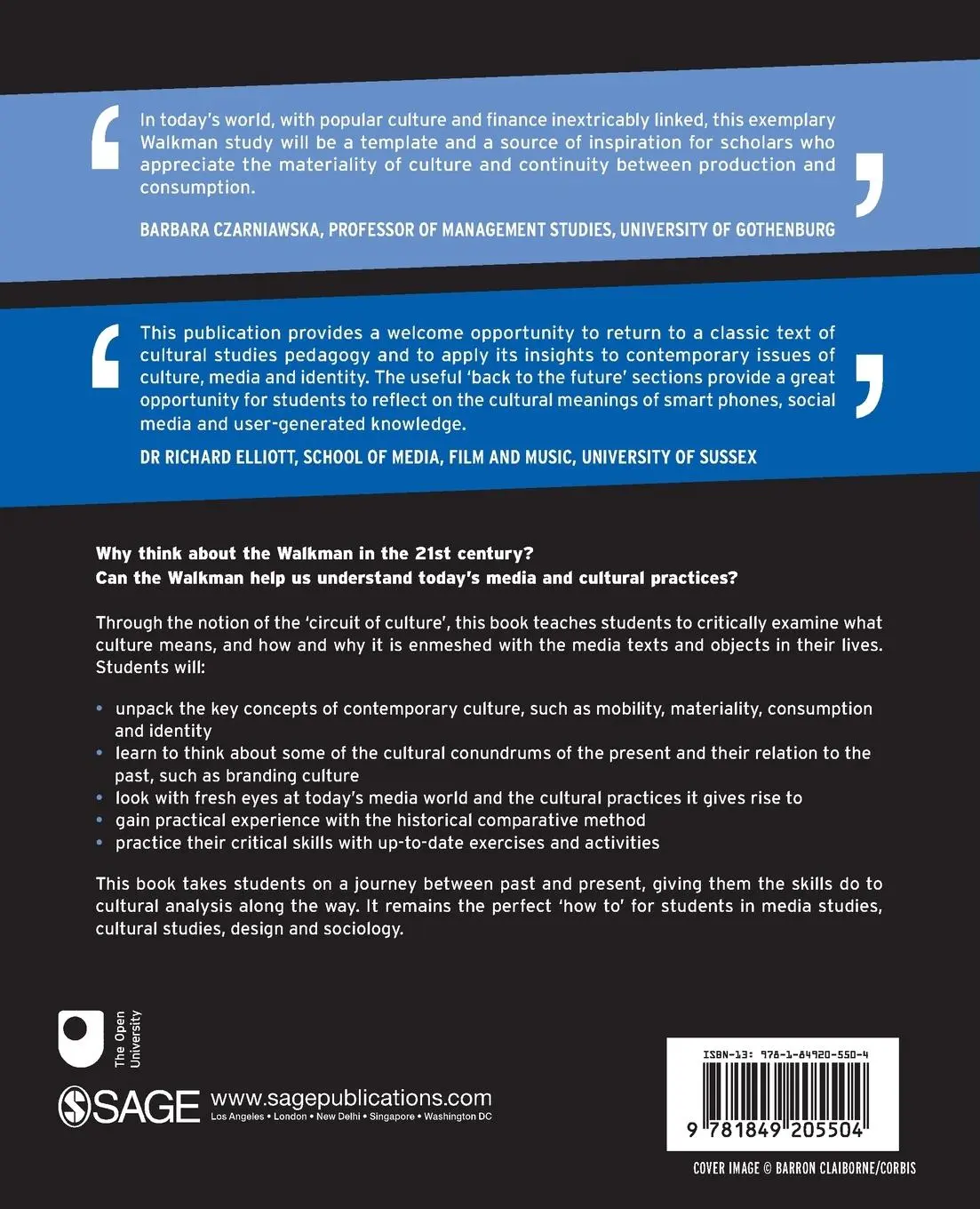 Rückseite: 9781849205504 | Doing Cultural Studies | The Story of the Sony Walkman | Gay (u. a.)