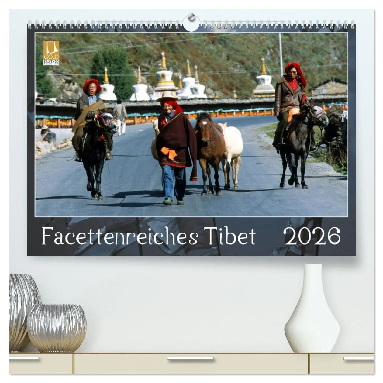 Cover: 9783457725504 | Facettenreiches Tibet (hochwertiger Premium Wandkalender 2026 DIN...