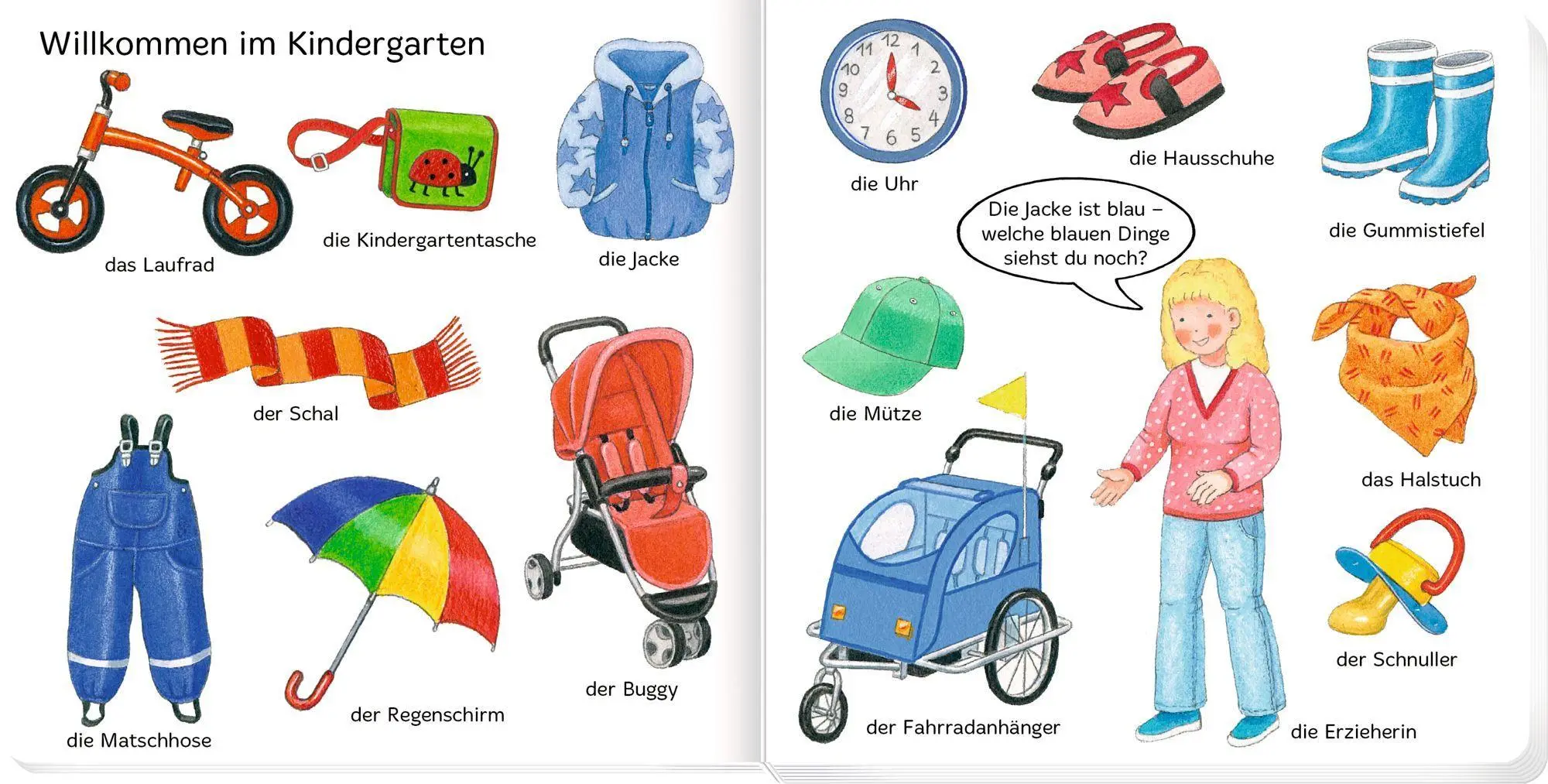 Bild: 9783649645504 | 100 erste Wörter! | Kindergarten | Sybille Brauer | Buch | 16 S.
