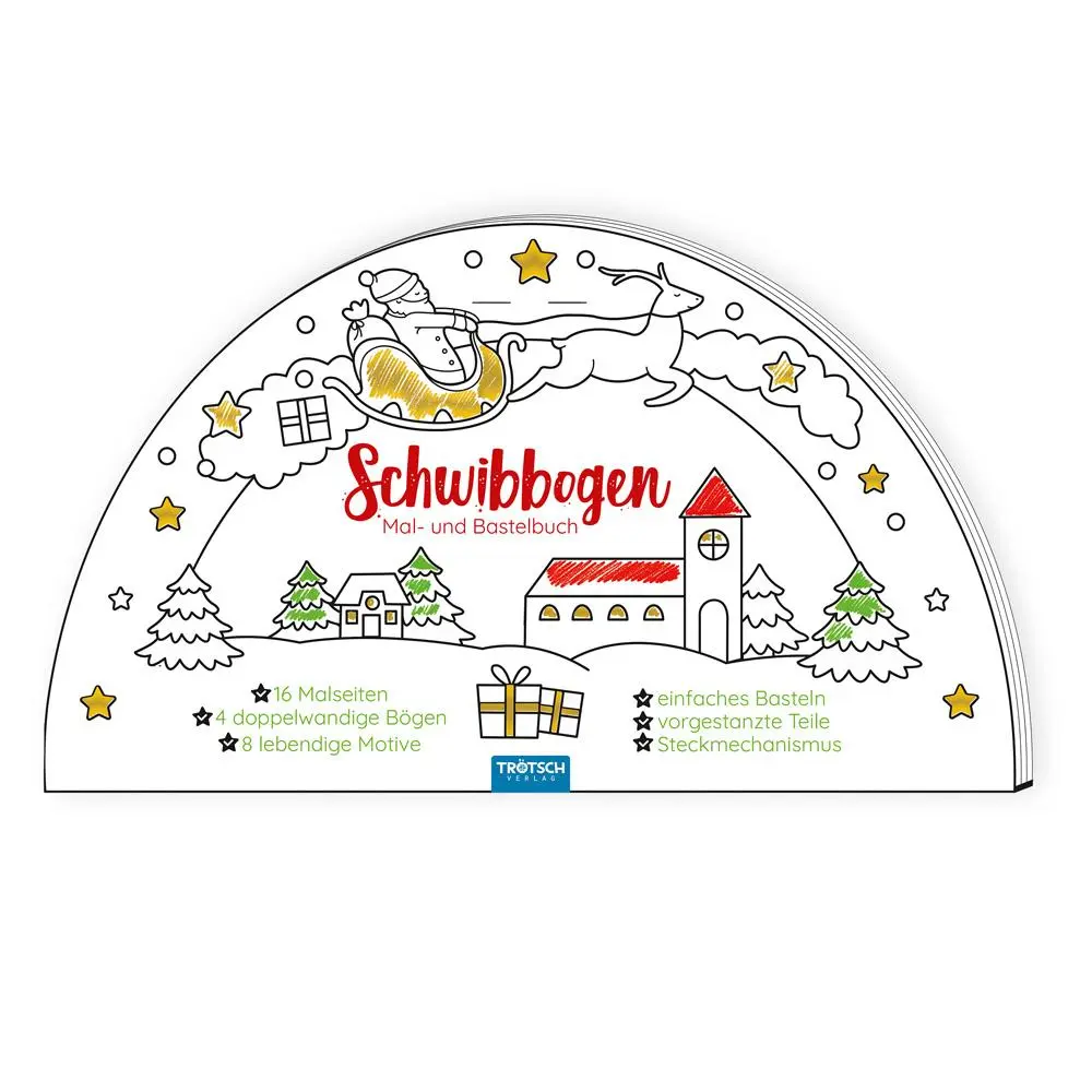 Cover: 9783965525504 | Trötsch Bastelbuch Schwibbogen Mal- und Bastelbuch | KG | Taschenbuch