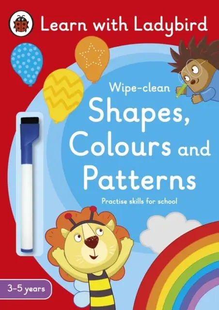 Cover: 9780241575604 | Shapes, Colours and Patterns: A Learn with Ladybird Wipe-clean...