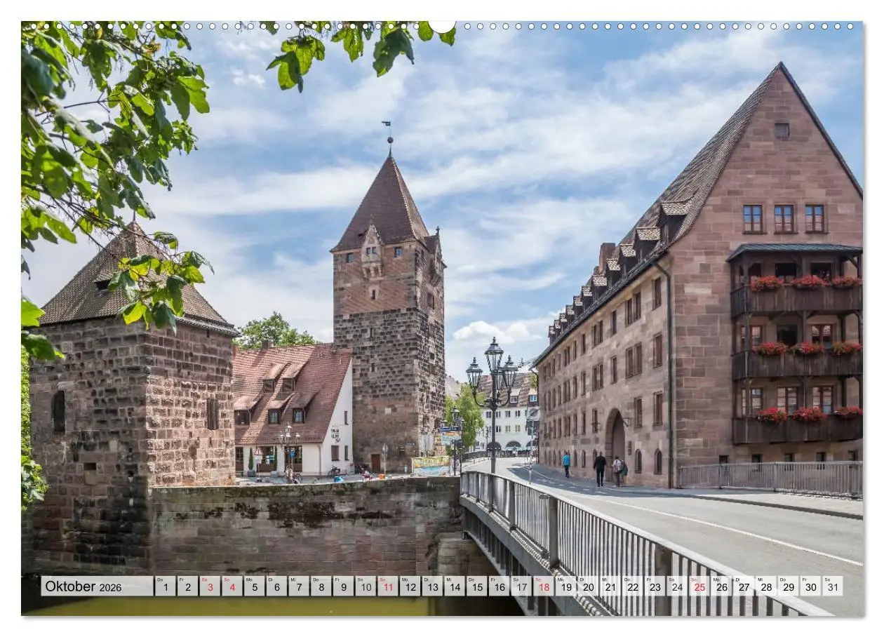 Bild: 9783516045604 | NÜRNBERG Historisches Stadtherz (Wandkalender 2026 DIN A2 quer),...