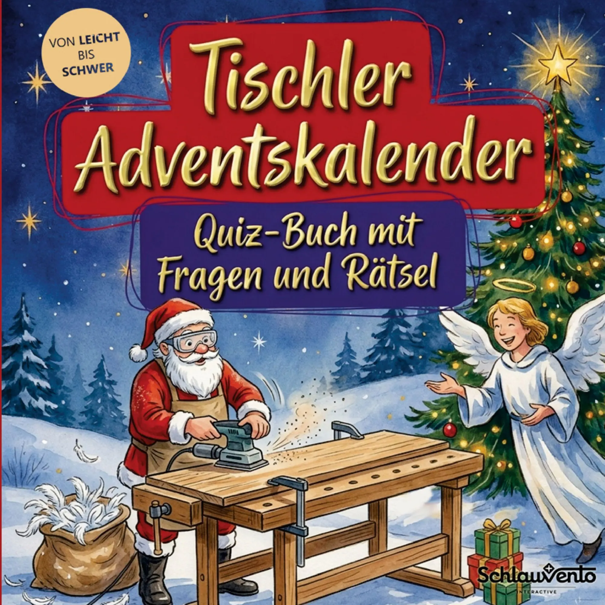 Cover: 9783693195604 | Tischler-Adventskalender: Quiz-Buch mit Fragen und Rätsel | Buch
