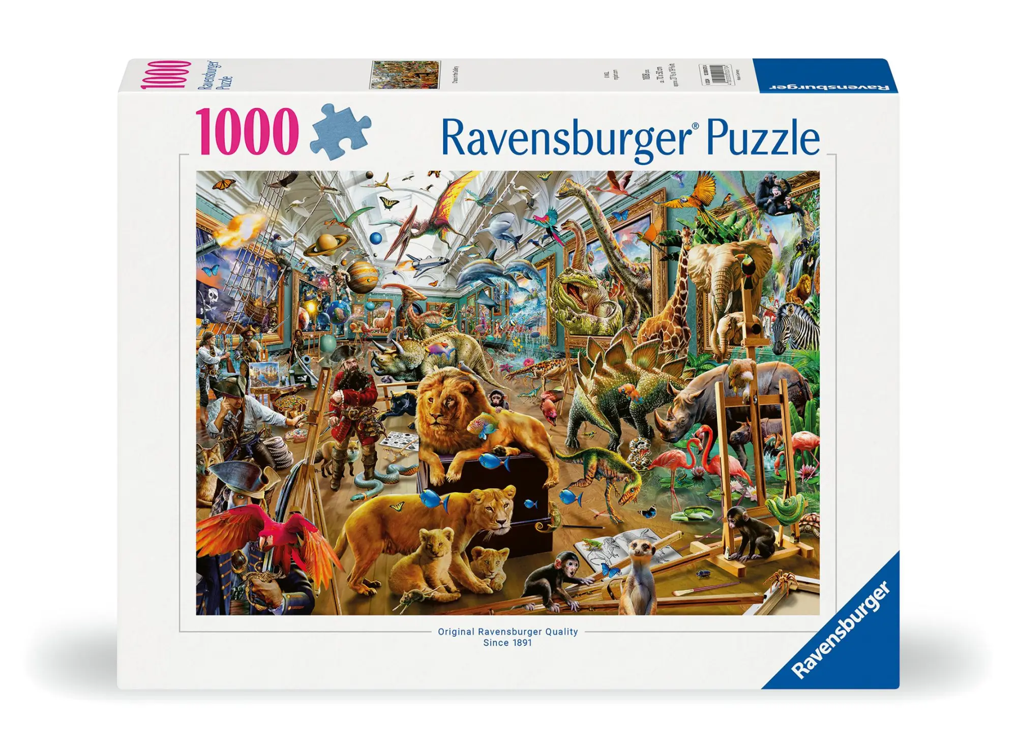 Cover: 4005555005704 | Erwachsenenpuzzle 1000 Teile - Chaos in der Galerie | Spiel | 12000570