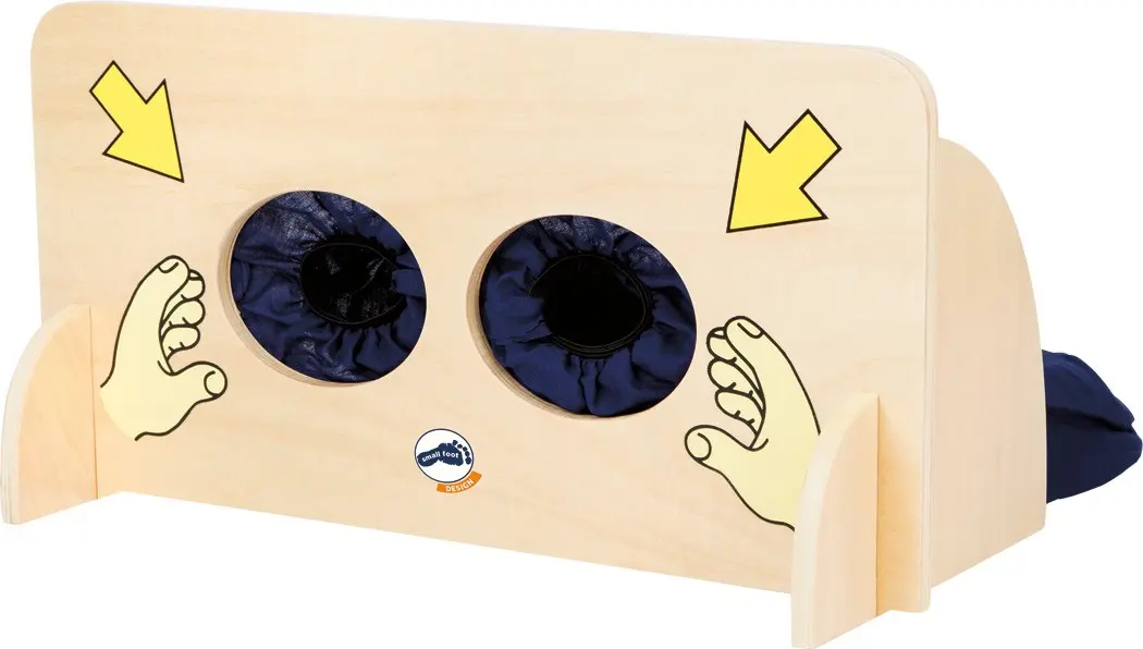 Cover: 4020972065704 | small foot 6570 - Sinnesspiel Fühlwand, Holz | Brettspiel | Deutsch