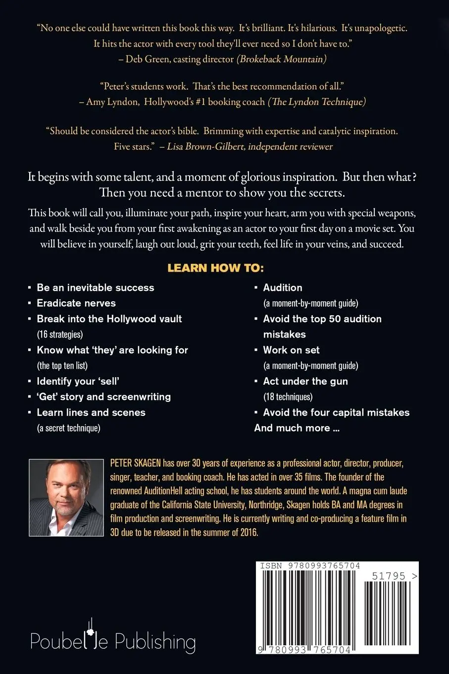Rückseite: 9780993765704 | How to Succeed in Hollywood without really Acting | Peter Skagen