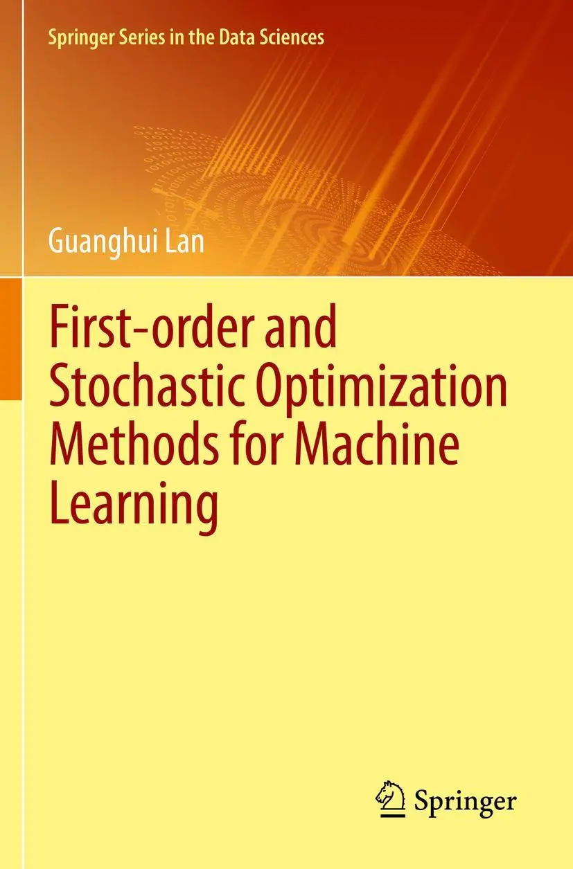 Cover: 9783030395704 | First-order and Stochastic Optimization Methods for Machine Learning